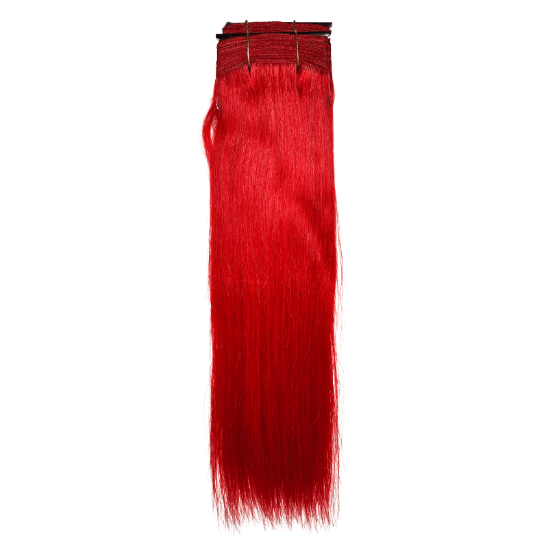 10" Straight Yaki Weave - RED - OX - YK - 10 - F - RED