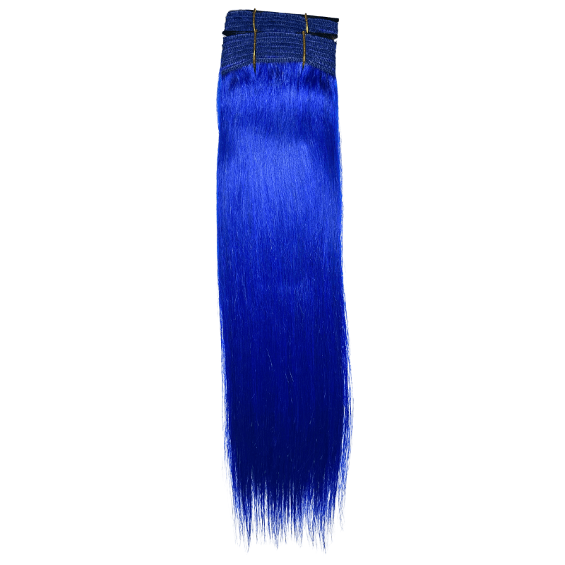 10" Straight Yaki Weave - BLUE - OX - YK - 10 - F - BLUE