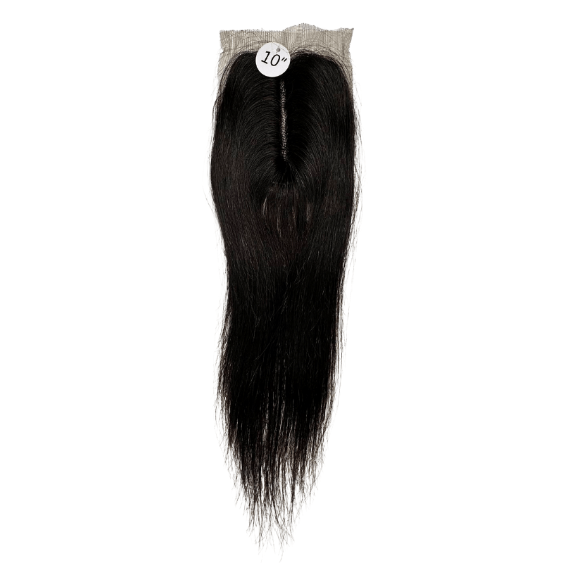 12" - 14" - 16" 3 Straight Bundles 9A + 4"x 4" U - Shaped Lace Front Closure - NATURAL - OR3SU - 12 - 14 - 16 - NATURAL