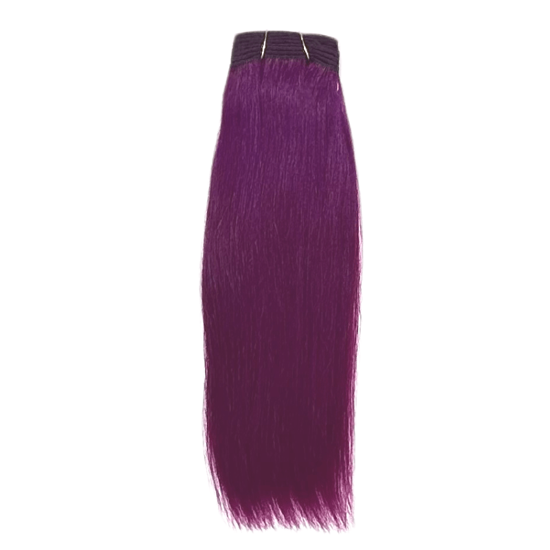 12" Straight Yaki Weave - PURPLE - OX - YK - 12 - F - PURPLE