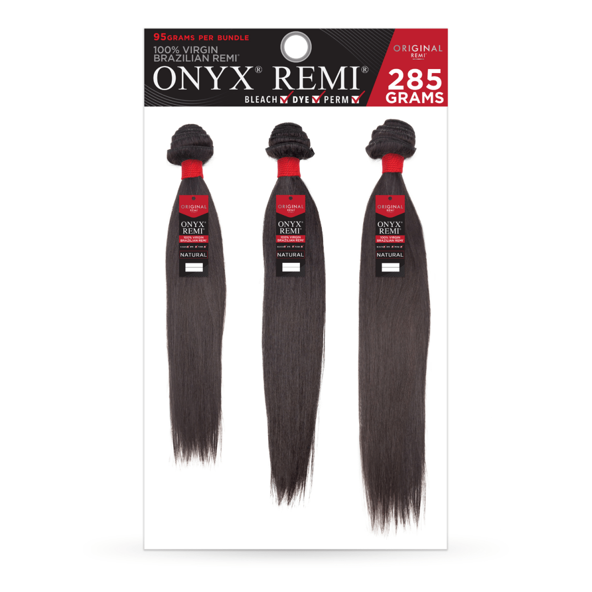 14" - 16" - 18" 3 Bundles - Straight - NATURAL - OR3DS - 14 - 16 - 18 - NATURAL