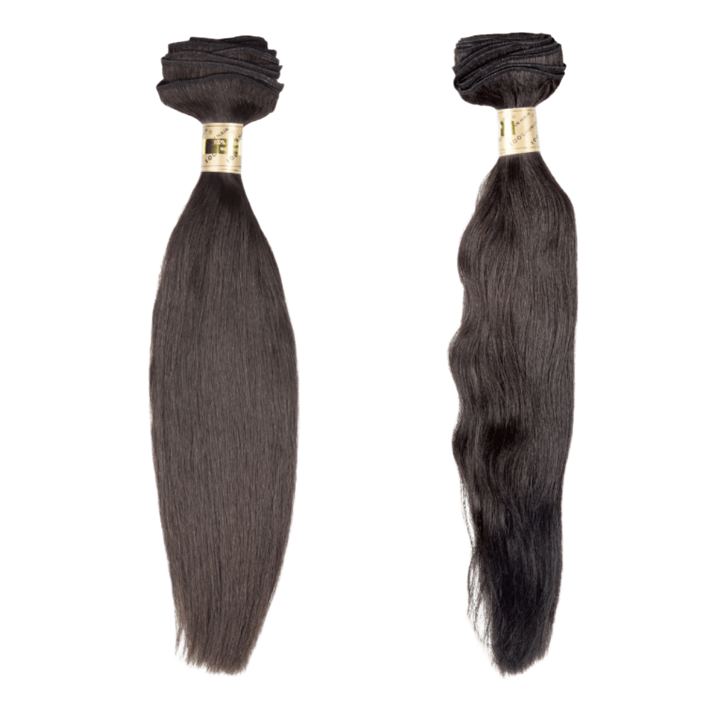 14" Bohyme Birth Remi - Machine Tied Weft - Textured Wet and Wavy - NATURAL - BR - WW - 14 - NATURAL