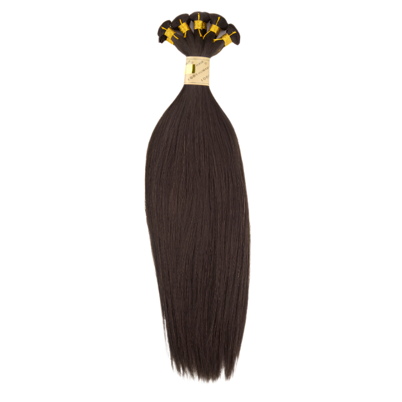 14" Bohyme Classic - Hand Tied Weft - Silky Straight - Single Weft - 2 - BOHSTIW - 14 - 2