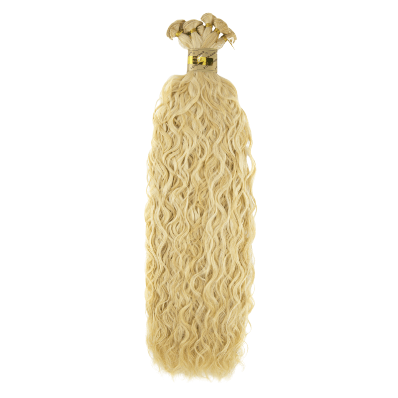 14" Bohyme Luxe - Hand Tied Weft - French Refined Wave - Single Weft - H27/613 - BLHFRIW - 14 - H27/613