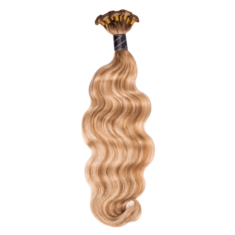 14" Bohyme Luxe - Hand Tied Weft - Ocean Breeze Wave - Single Weft - R8A/8A/BL22 - BLHOBIW - 14 - R8A/8A/BL22