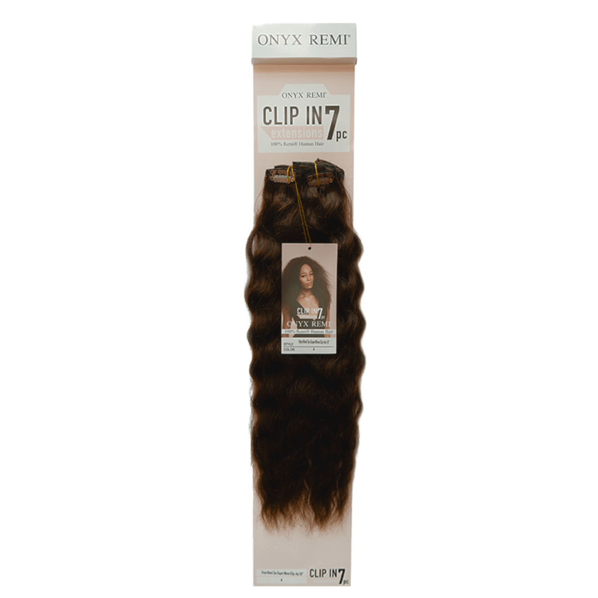 18" 7 Piece Clip Ins - Super Wave - 1 - OR7SW - 18 - 1
