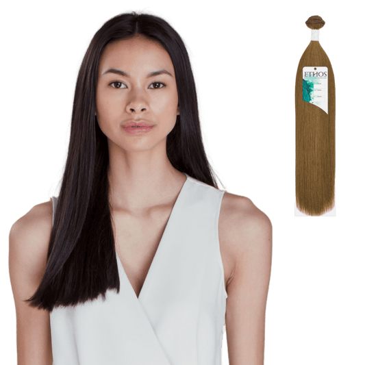 18" Bohyme Ethos - Machine Tied Weft - Silky Straight - 1 - BE - ST - 18 - 1