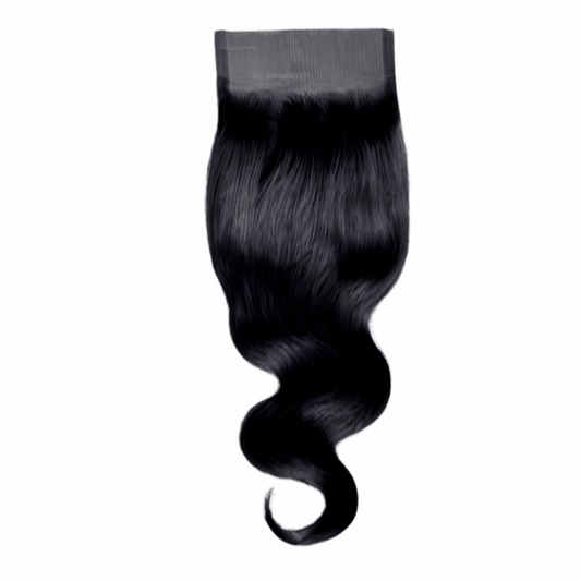 18" Hand Tied Closure 4" x 4" - Body Wave - NATURAL - CLOBW - 18 - NATURAL
