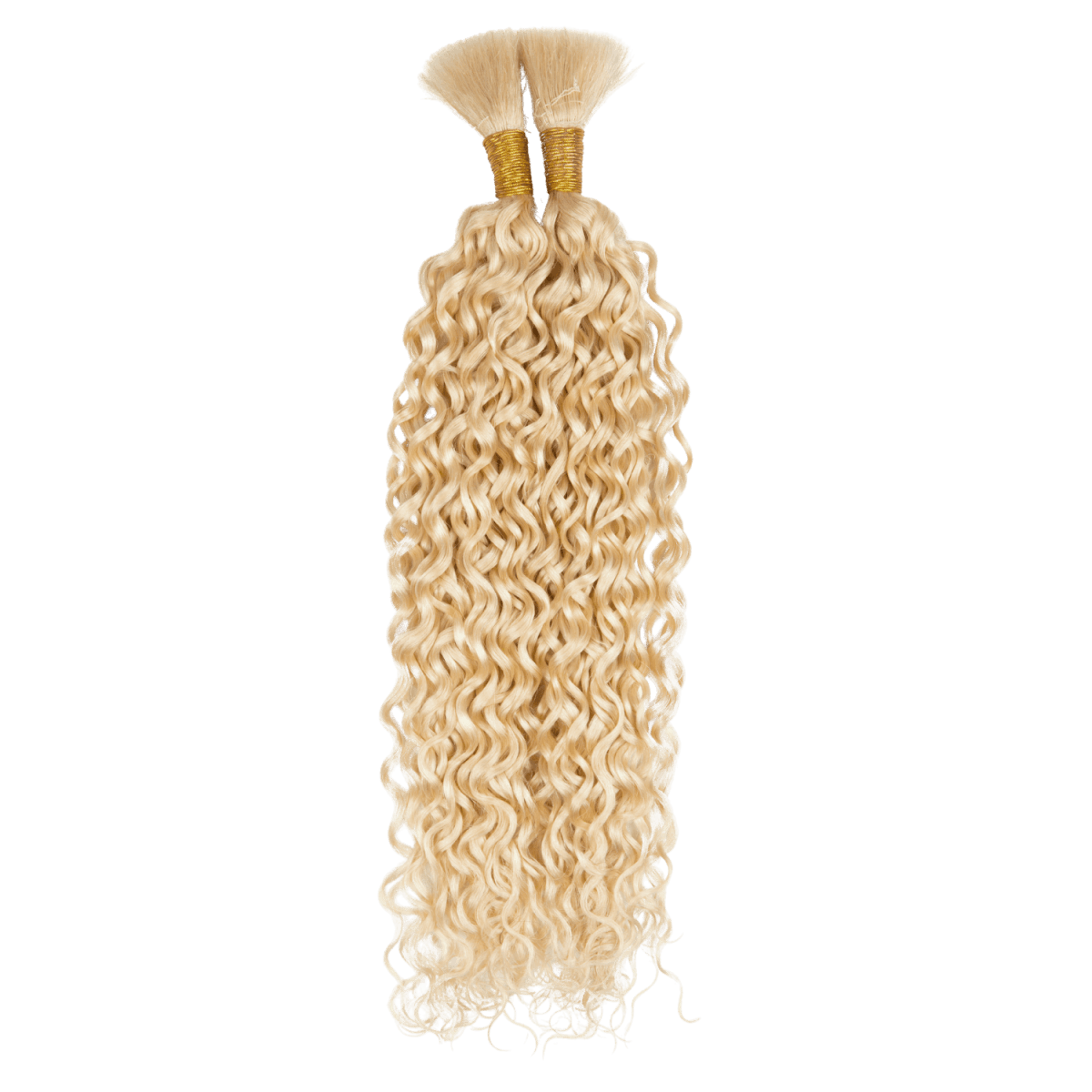 18" Unique Wiiv New Deep Wave 100% Human Hair Bulk - 613 - NDWB - 18 - 613