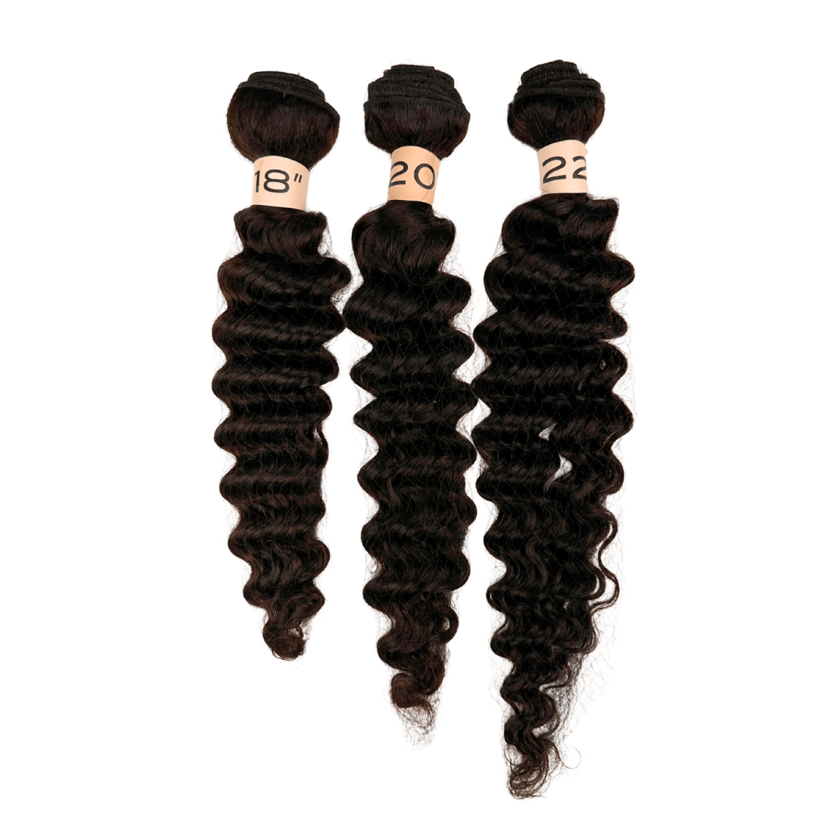 22" - 24" - 26" - The Bundle - 3 Bundles - Deep Wave - 11A - NATURAL - TB3DW - 22 - 24 - 26 - NATURAL