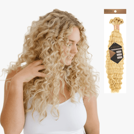22" Bohyme Luxe - Hand Tied Weft - Deep Wave - Full Pack - 8 - BLHDW - 22 - 8
