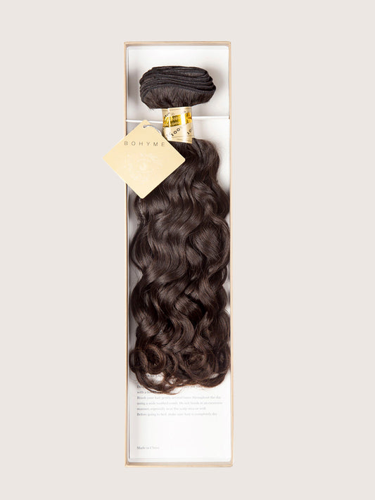 12" Bohyme Birth Remi - Machine Tied Weft - Textured Natural Curl