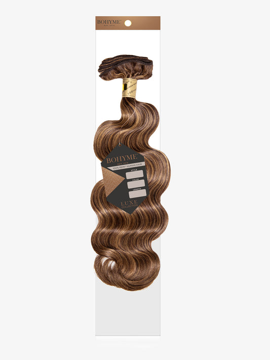 14" Bohyme Luxe - Machine Tied Weft - Ocean Breeze Wave