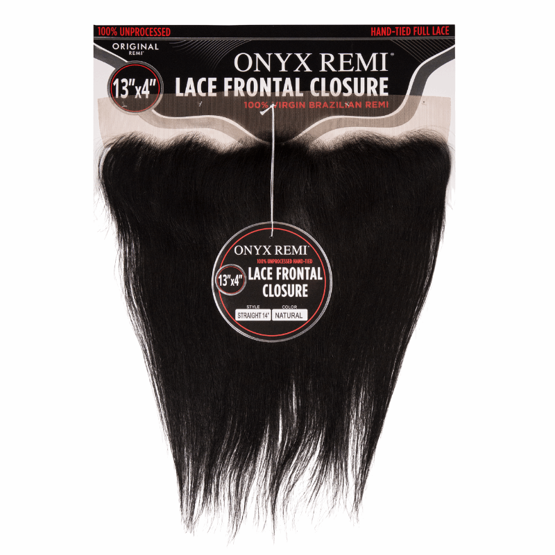 Hand - Tied Lace Frontal 13" x 4" - Straight - NATURAL - OXLFS - 10 - NATURAL
