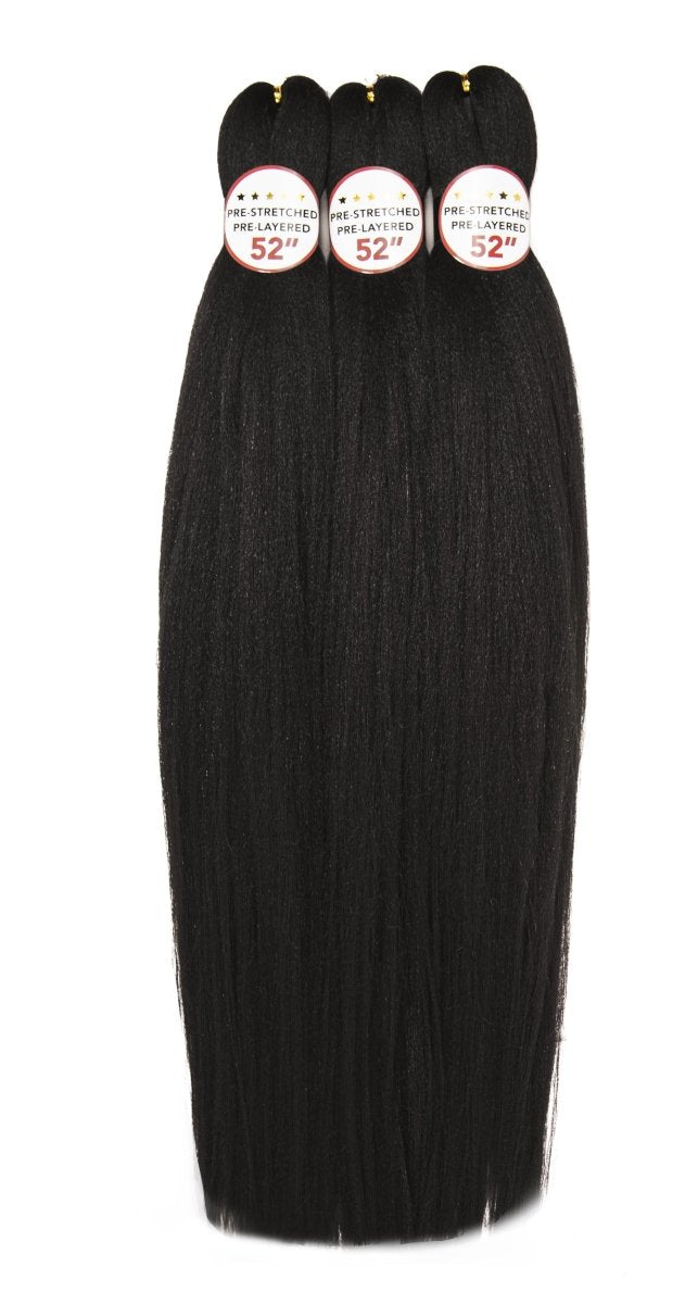 Pre - Stretched Synthetic Combo Braid - 1 - OS - PB - 52 - 1