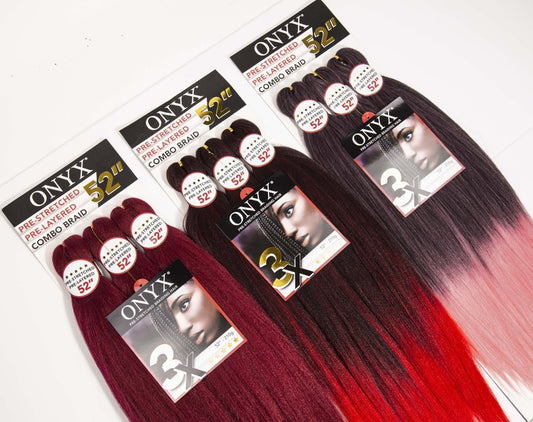 Pre - Stretched Synthetic Combo Braid - 1 - OS - PB - 52 - 1