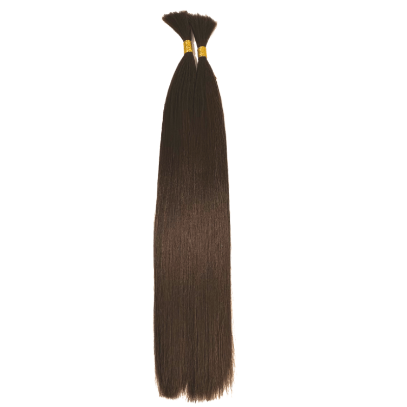 Unique Wiiv Regular 100% Human Hair Bulk - 24" - FINAL SALE - 4 - NW - 24 - 4