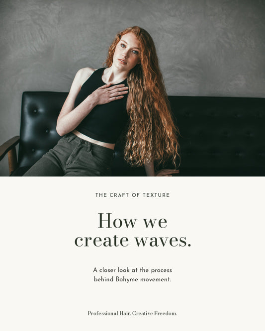 How Bohyme Creates Wave Patterns in Human Hair Extensions