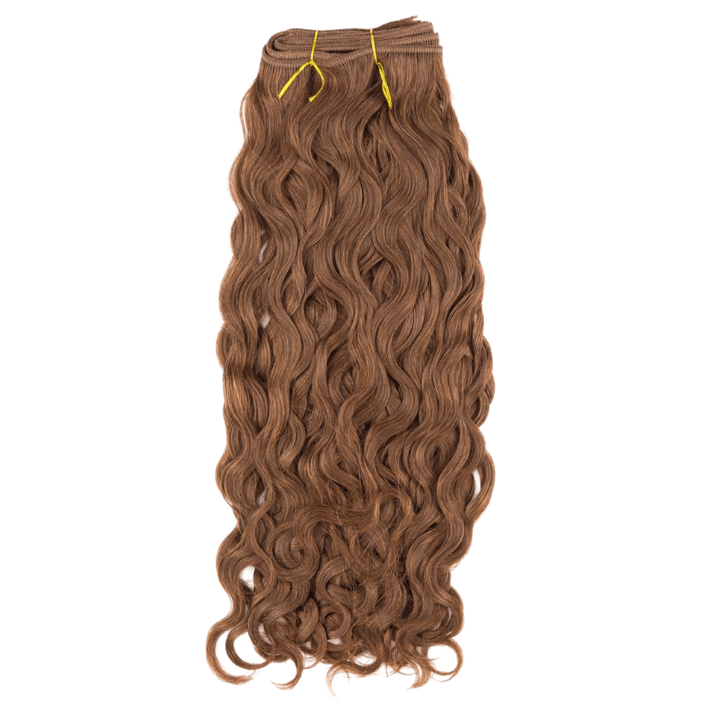 Red Machine Tied Wefts - Wavy