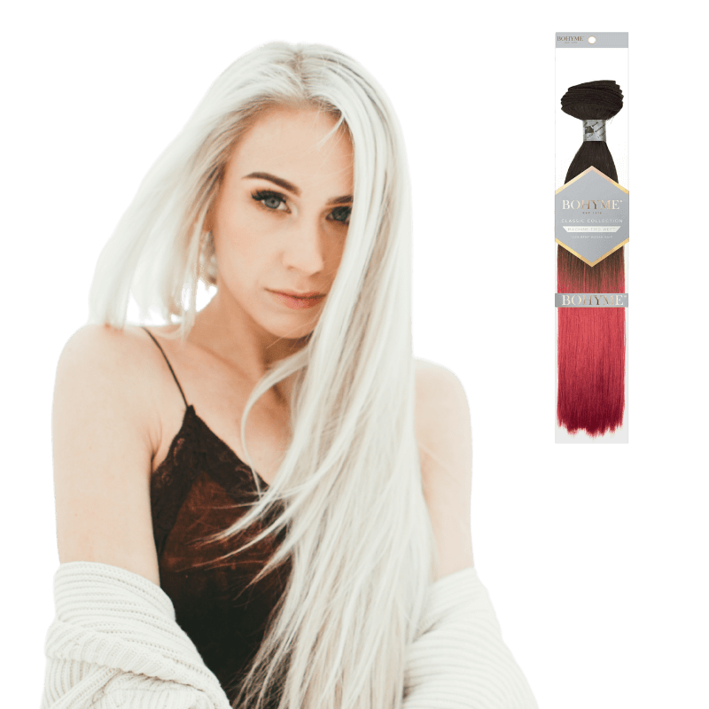 12” Bohyme Classic - Machine Tied Weft - Silky Straight - 1 - BO - ST - 12 - 1