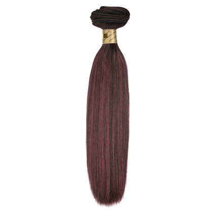 Red Machine Tied Wefts - Silky Straight