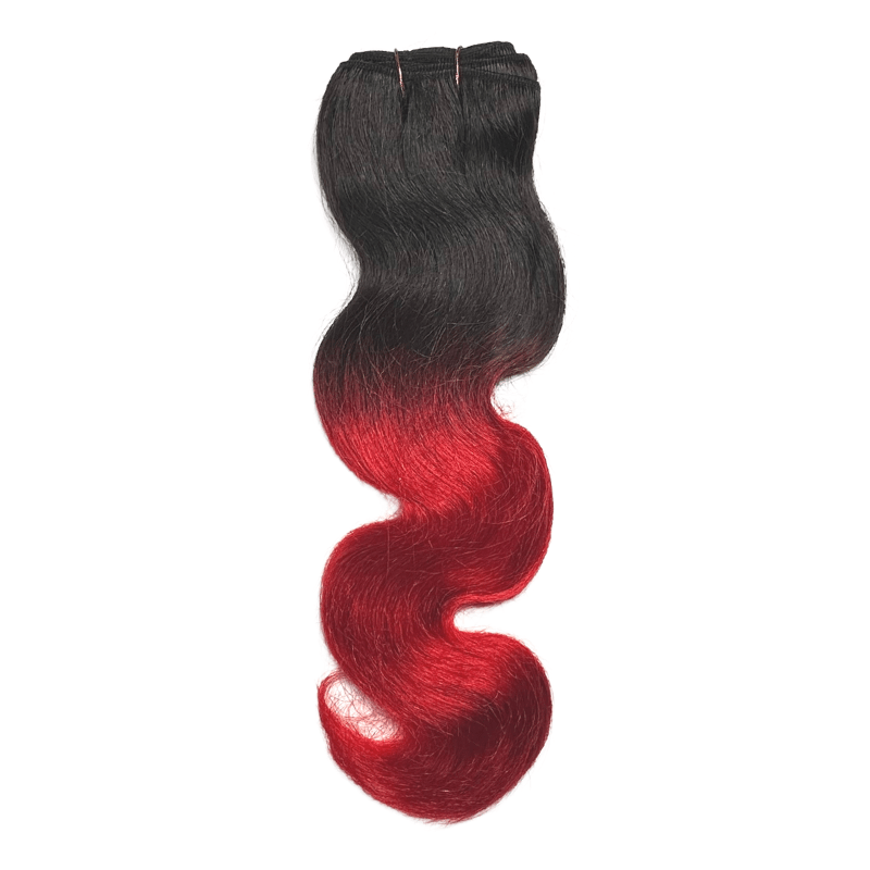 14" Body Wave Weave - T1B - RED - OX - BW - 14 - T1B/RED