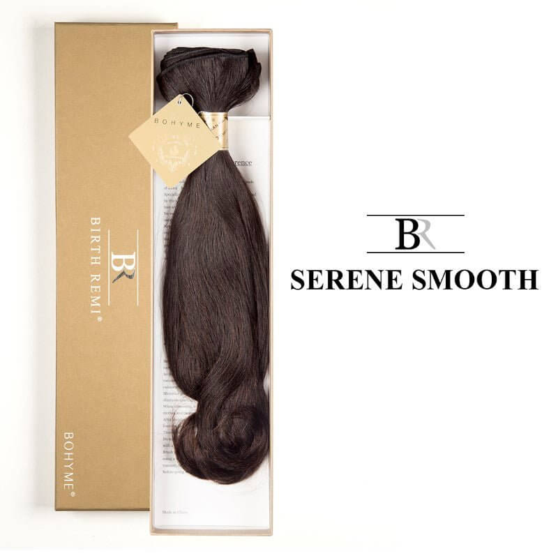 14" Bohyme Birth Remi - Machine Tied Weft - Textured Serene Smooth - NATURAL - BR - SS - 14 - NATURAL