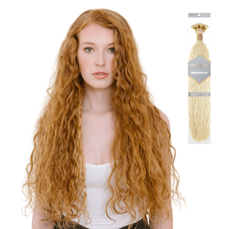 14" Bohyme Classic - Hand Tied Weft - French Refined Wave - Single Weft - 1B - BOHFRIW - 14 - 1B