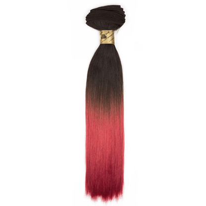 Red Machine Tied Wefts - Silky Straight