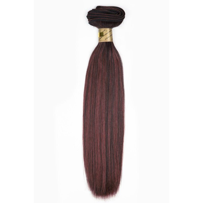 14" Bohyme Classic - Machine Tied Weft - Textured Velvet Yaki - D1B/330 - BO - YK - 14 - D1B/330