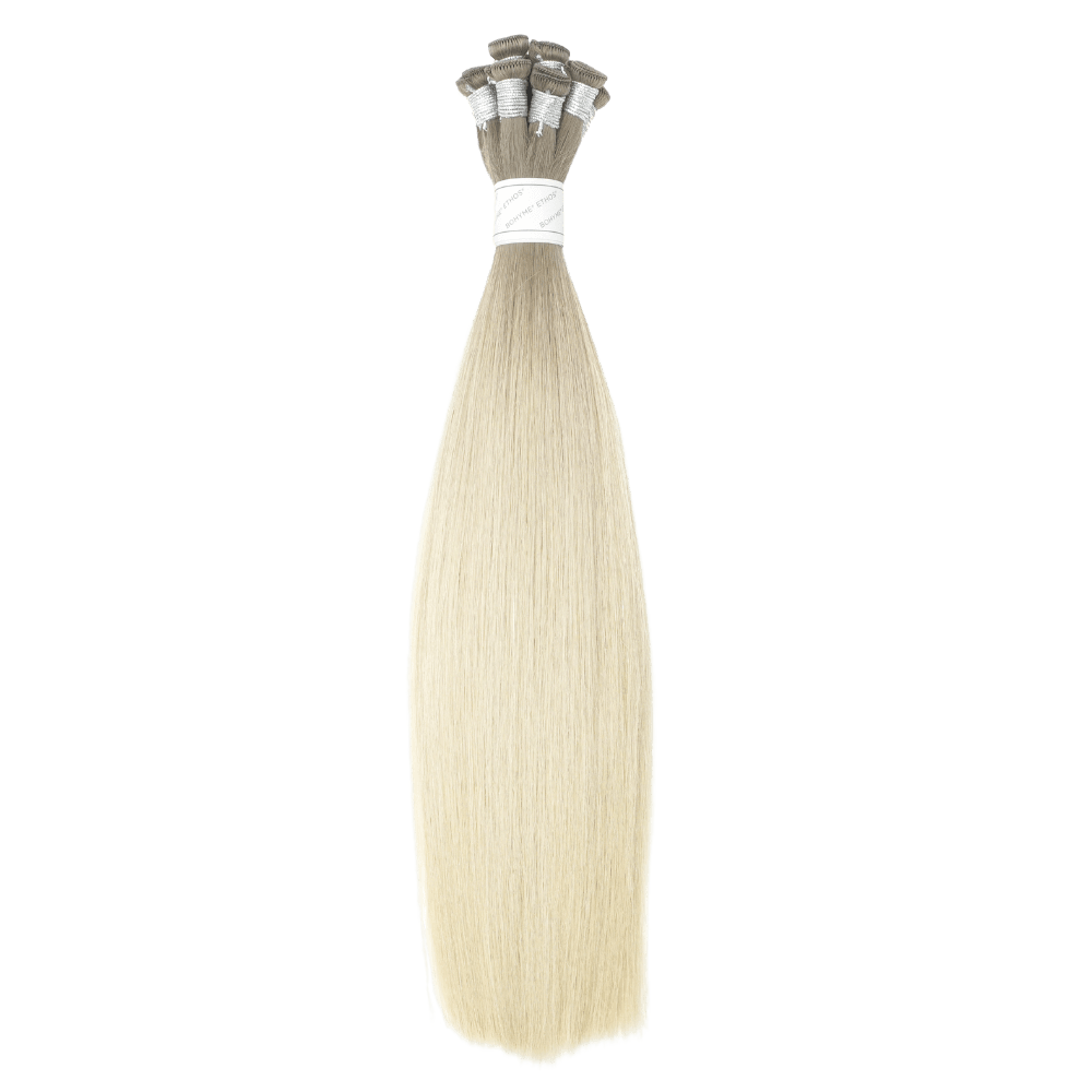 14" Bohyme Ethos - Hand Tied Weft - Silky Straight - Single Weft - R7/BL64 - BEHSTIW - 14 - R7/BL64