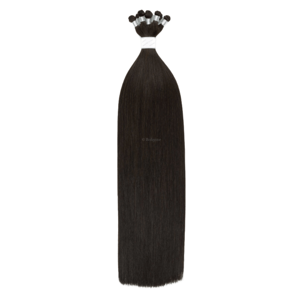 14" Bohyme Ethos - Hand Tied Weft - Silky Straight - Single Weft - 1B - BEHSTIW - 14 - 1B