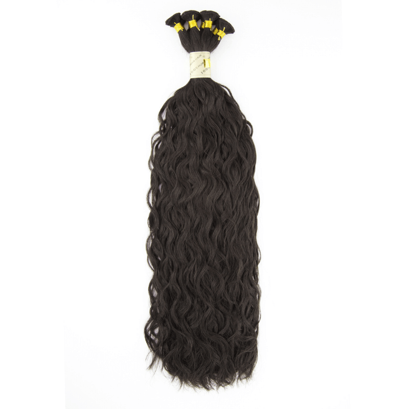 14" Bohyme Luxe - Hand Tied Weft - French Refined Wave - Single Weft - 1B - BLHFRIW - 14 - 1B