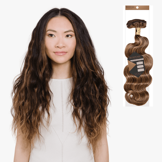 14" Bohyme Luxe - Machine Tied Weft - Ocean Breeze Wave - 1 - BL - OB - 14 - 1