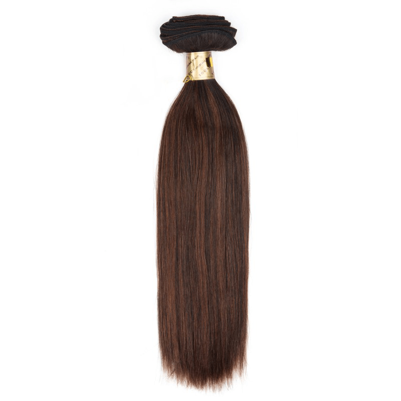 Red Machine Tied Wefts - Silky Straight