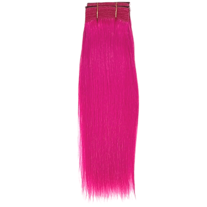 14" Straight Yaki Weave - PINK - OX - YK - 14 - F - PINK