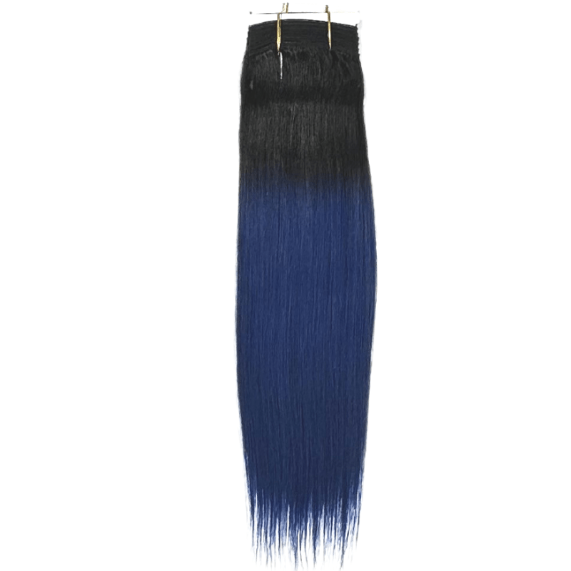 14" Straight Yaki Weave - T1B - ROYALBLUE - OX - YK - 14 - T1B/ROYALBLUE