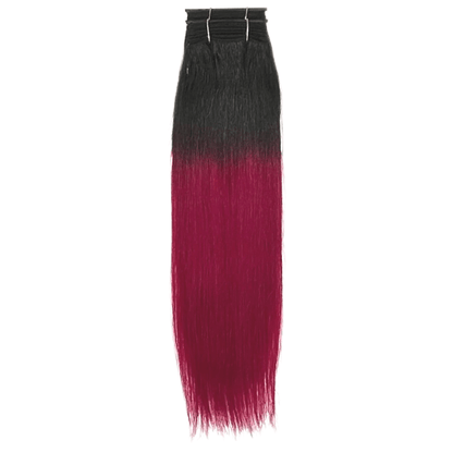 14" Straight Yaki Weave - T1B - BURG - OX - YK - 14 - T1B/BURG