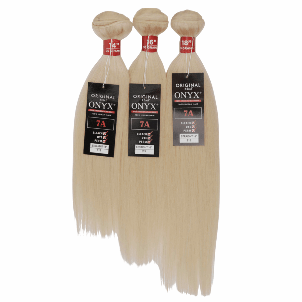 18" - 20" - 22" 3 Bundles - Straight - 613 - OX3DS - 18 - 20 - 22 - 613