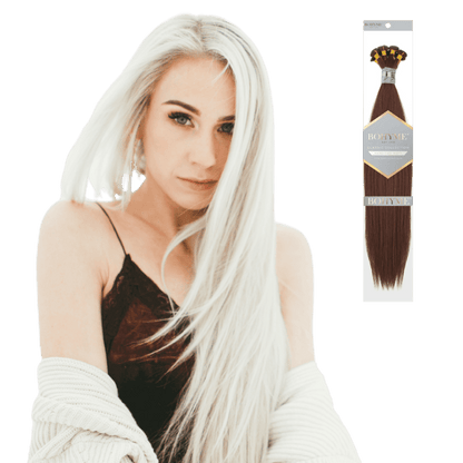18" Bohyme Classic - Hand Tied Weft - Silky Straight - Full Pack - 1B - BOHST - 18 - 1B