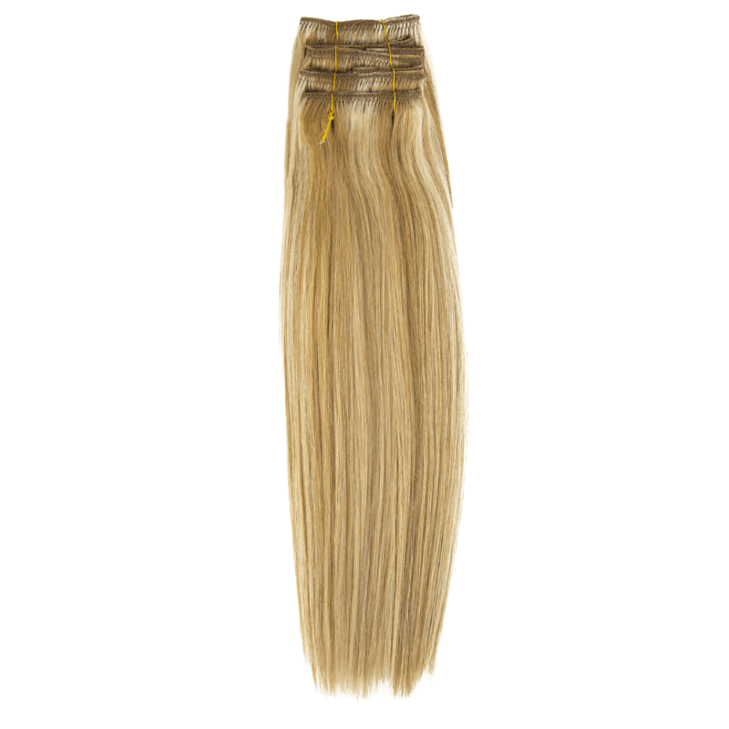 18" Bohyme Essential - 7 Piece Clip Ins - Silky Straight - H16/BL22 - BO7SS - 18 - H16/BL22