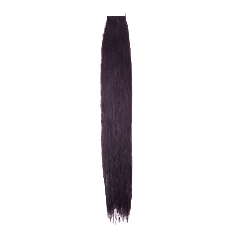 18" Bohyme Essential - Standard Tape Ins - Silky Straight - PLUM - SW - AD - 18 - Plum