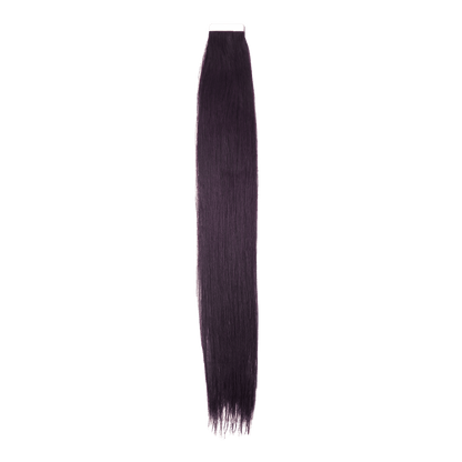18" Bohyme Essential - Standard Tape Ins - Silky Straight - PLUM - SW - AD - 18 - Plum