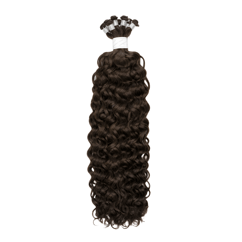 18" Bohyme Ethos - Hand Tied Weft - Blended Curl - Full Pack - 4 - BEHCR - 18 - 4
