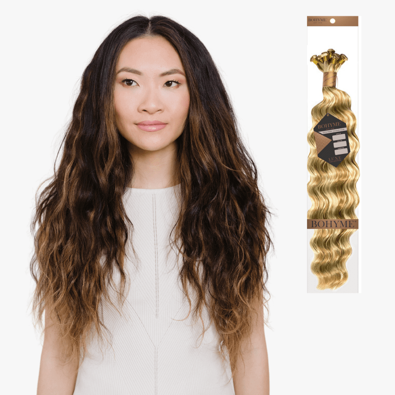 18" Bohyme Luxe - Hand Tied Weft - Ocean Breeze Wave - Full Pack - 1 - BLHOB - 18 - 1