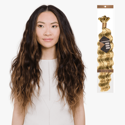18" Bohyme Luxe - Hand Tied Weft - Ocean Breeze Wave - Full Pack - 1 - BLHOB - 18 - 1
