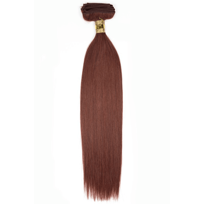 Red Machine Tied Wefts - Silky Straight