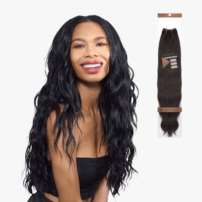 18" Bohyme Luxe - Machine Tied Weft - Textured Egyptian Wave - 1 - BL - EG - 18 - 1