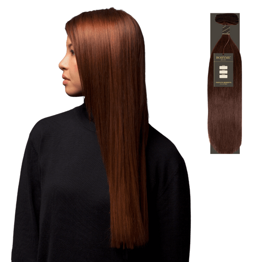 18" Bohyme Private Reserve - Machine Tied Weft - Silky Straight - 1 - BPR - ST - 18 - 1