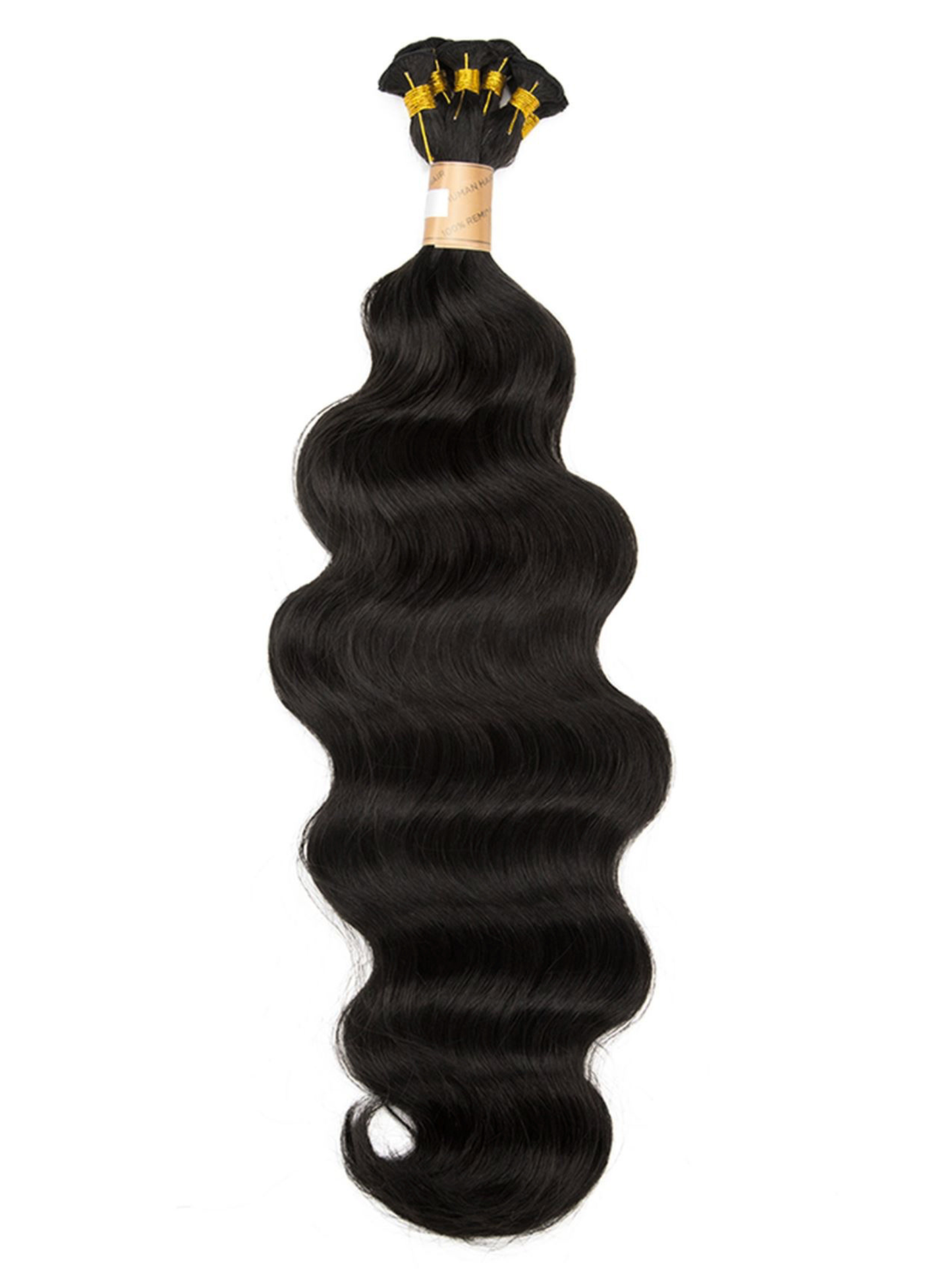 14" Bohyme Luxe - Hand Tied Weft - Ocean Breeze Wave - Single Weft